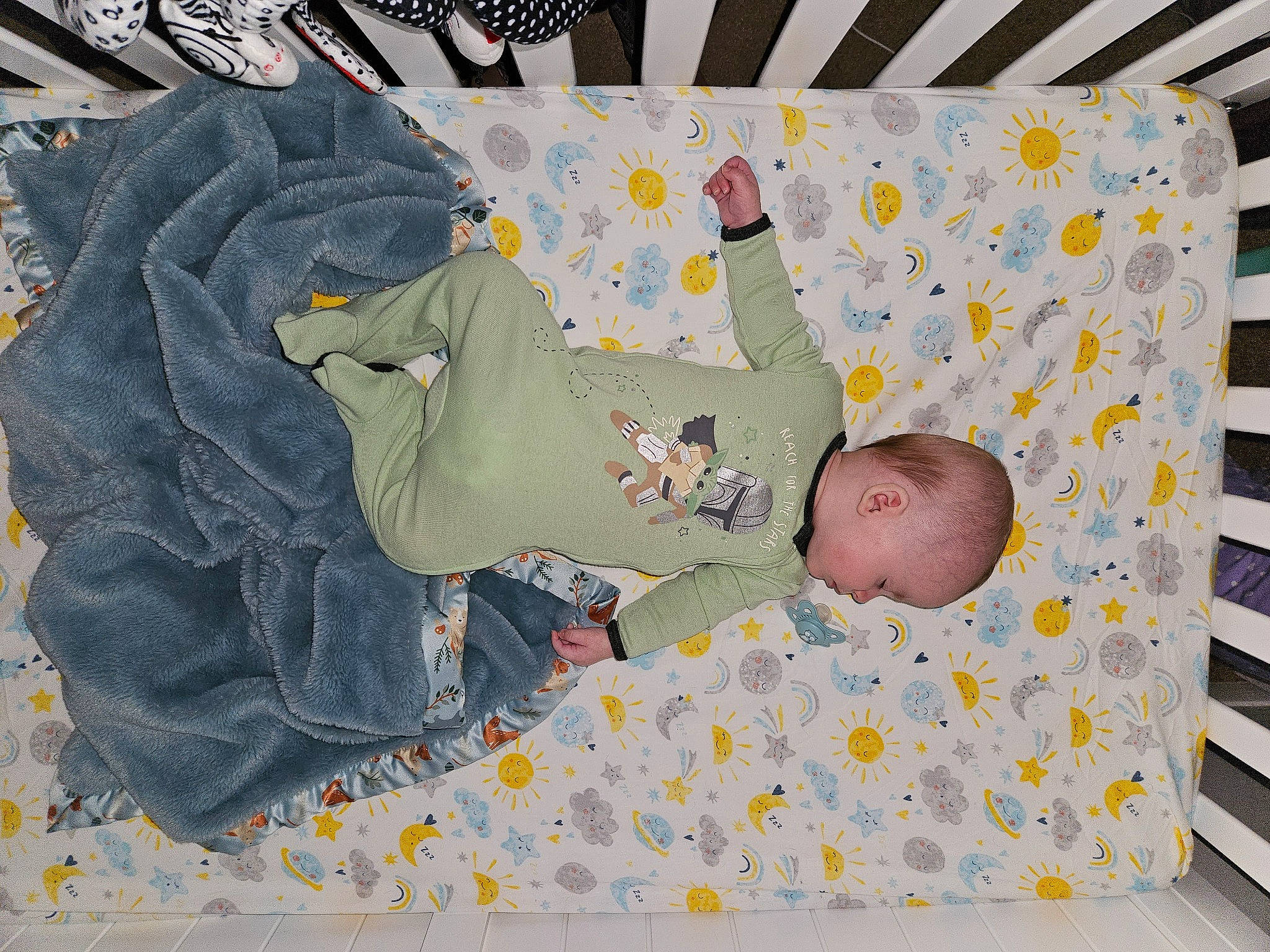 Atticus is registered to the contest to win money with this photo: baby, baby_products, baby_safety, baby_sleeping, baby_toddler_clothing, bed, bed_sheet, bedding, bedtime, child, comfort, cradle, infant_bed, linens, pattern, person, product, room, sleeve, textile