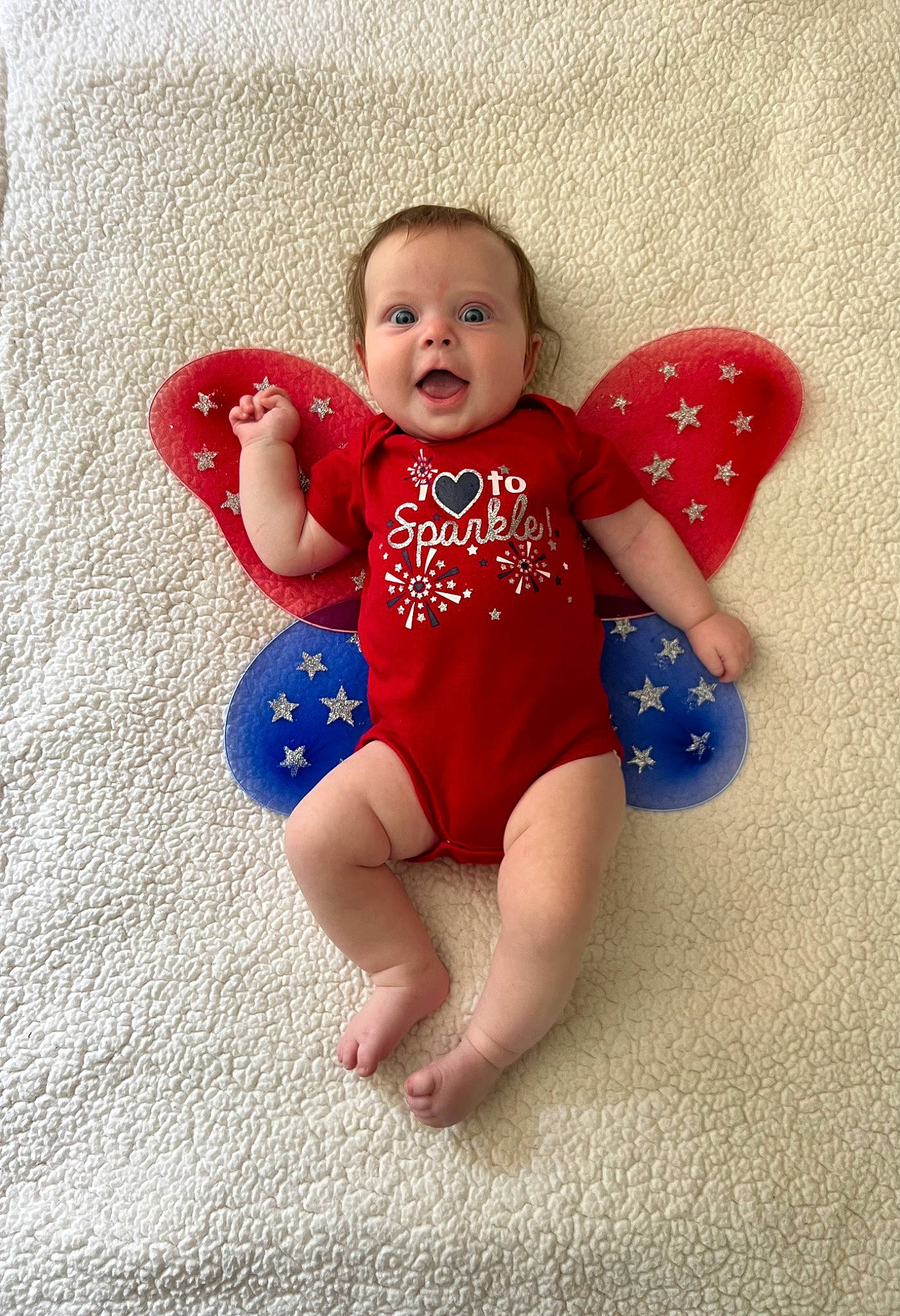 Alice Mae joined the competition — help win amazing prizes! arm, azure, baby, baby_toddler_clothing, barefoot, eye, face, finger, fun, hand, happy, human_body, joint, leg, person, skin, sleeve, standing, surprise, textile