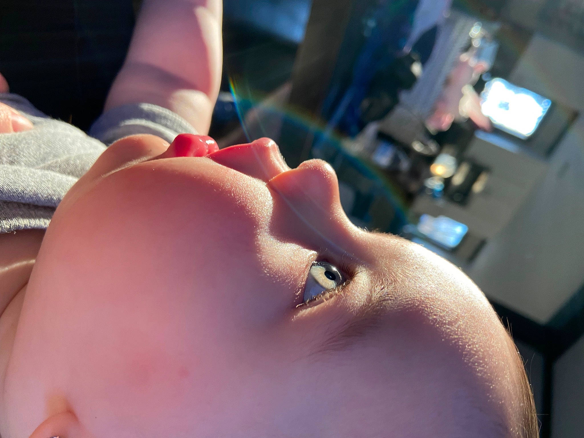 Alora joined the competition — help win amazing prizes! abdomen, baby, black_hair, chest, eyelash, finger, gesture, human_leg, jaw, joint, knee, lip, mouth, muscle, nail, neck, person, skin, thigh, thumb