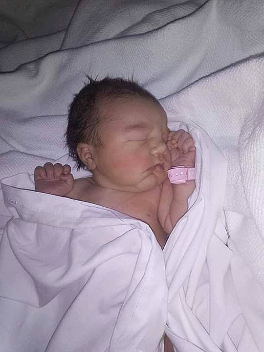 Dalylah joined the competition — help win amazing prizes! baby, bed, bedtime, birth, cheek, child, childbirth, linens, nap, nose, person, product, skin, sleep, textile, toddler