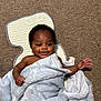 Tamaramiyen joined the competition — help win amazing prizes! baby, blanket, carpet, child, comfort, cozy, cushion, cute, face, happy, headrest, indoors, infant, lying_down, person, resting, skin, smile, soft_texture, wrapped
