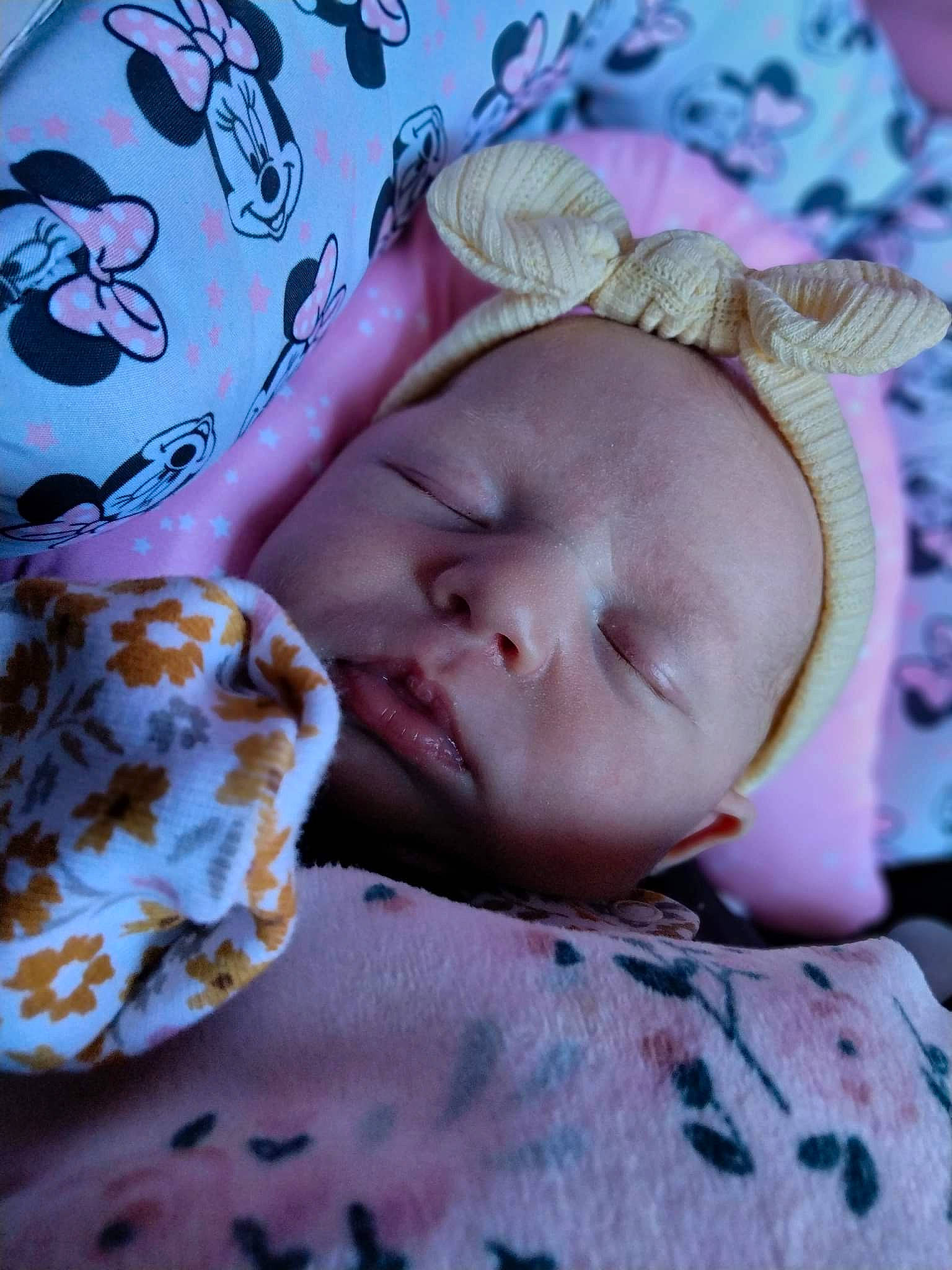 Caroline joined the competition — help win amazing prizes! baby, baby_sleeping, baby_toddler_clothing, beanie, bedding, bedtime, cap, cheek, child, comfort, linens, nap, pattern, person, portrait_photography, room, skin, sleep, sweetness, textile