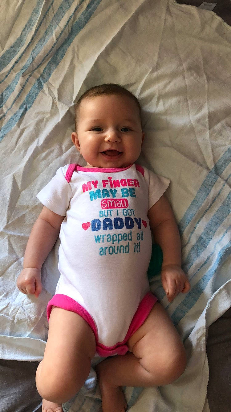 Hadley is registered to the contest to win money with this photo: abdomen, baby, baby_products, baby_toddler_clothing, cheek, child, diaper, joy, leg, person, product, skin, thigh, toddler