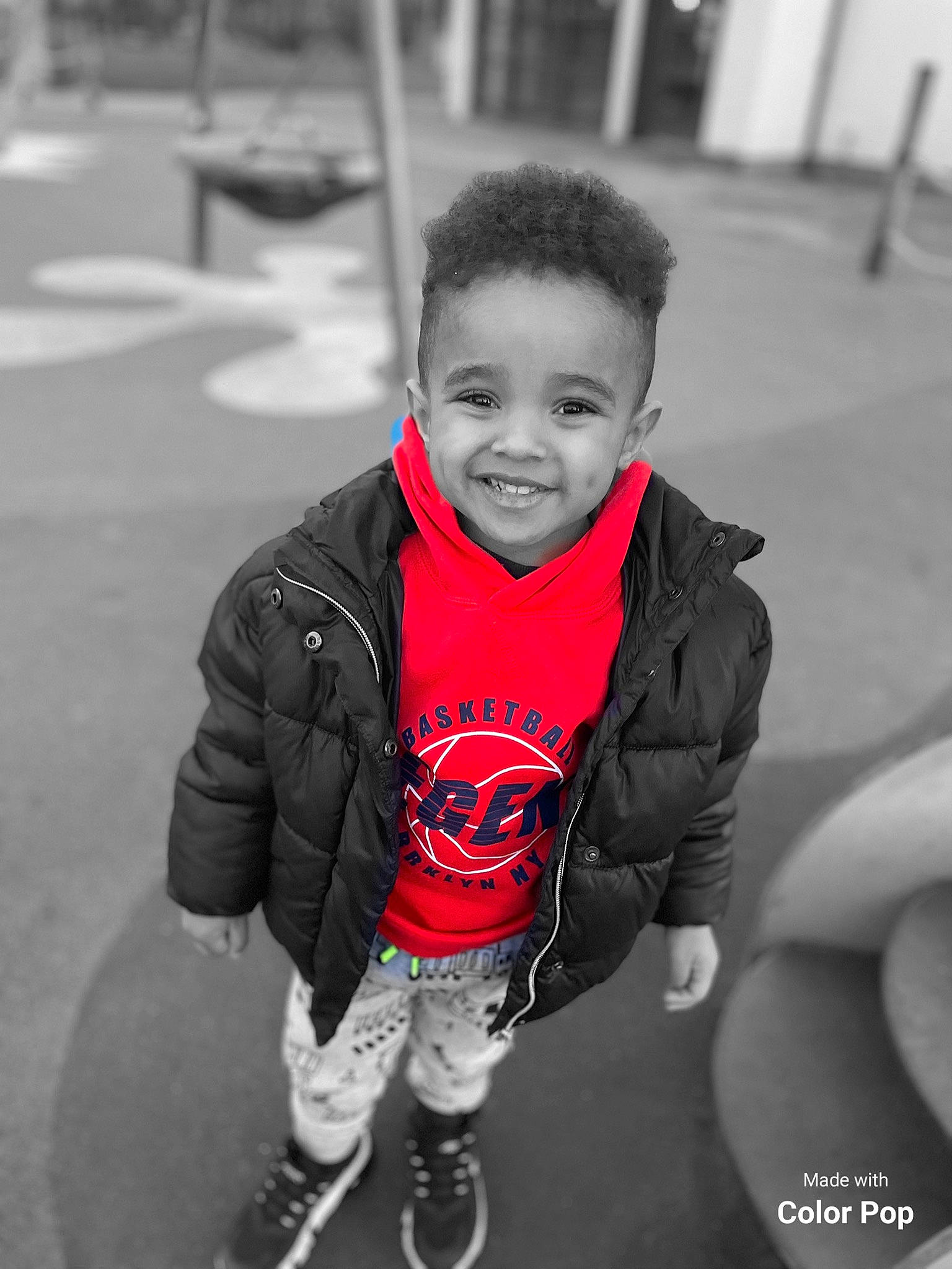 Asher joined the competition — help win amazing prizes! black_and_white, eye, flash_photography, fun, hairstyle, happy, human_settlement, jacket, joy, monochrome_photography, person, public_space, recreation, road_surface, sleeve, smile, standing, street, street_fashion, style