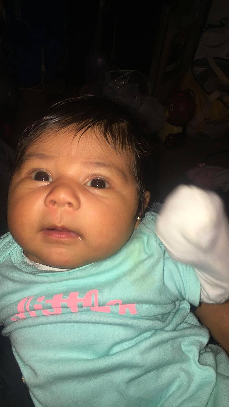 Zyana joined the competition — help win amazing prizes! baby, beauty, black_hair, cheek, child, chin, eye, face, forehead, fun, head, iris, lip, mouth, nose, person, pink, skin, smile, toddler