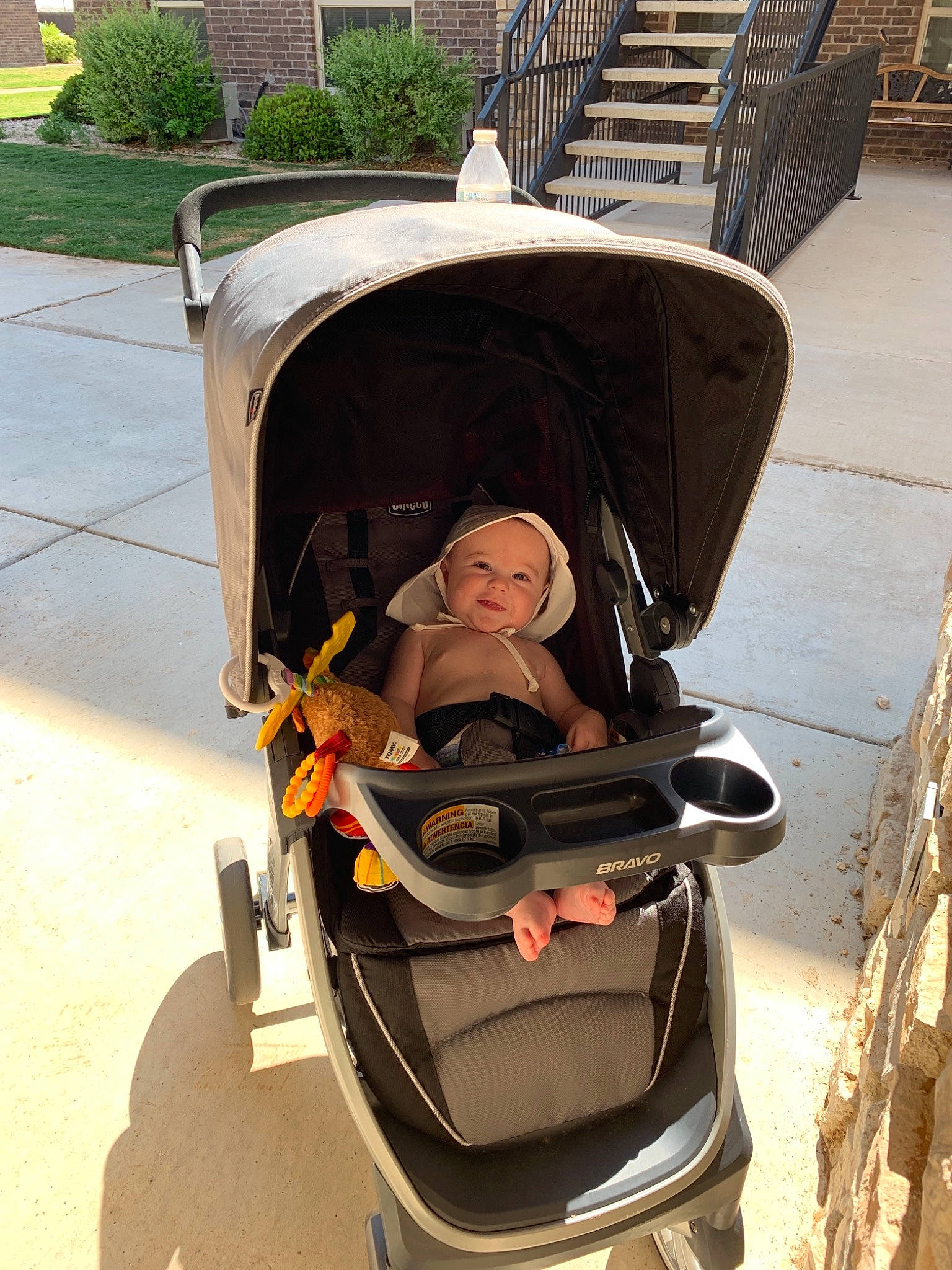 Ty joined the competition — help win amazing prizes! baby_carriage, baby_products, car_seat, family_car, headwear, person, product, vehicle