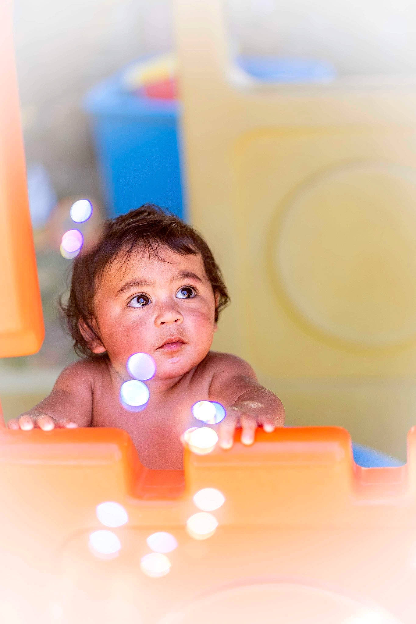 Donald joined the competition — help win amazing prizes! baby, baby_playing_with_toys, cheek, child, flooring, fun, happy, hardwood, indoor_games_and_sports, leisure, nose, person, play, playground, recreation, room, skin, surprise, sweetness, table