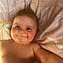 Xander-Richie is registered to the contest to win money with this photo: baby, bed, bedroom, blanket, bodypart, cushion, face, finger, furniture, hand, happy, head, homedecor, mouth, newborn, person, photography, portrait, selfie, smile
