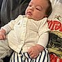 Kalvin-Ellis is registered to the contest to win money with this photo: baby, clothing, couch, cushion, face, furniture, head, homedecor, indoors, jeans, linen, newborn, pants, person, photography, pillow, portrait, shirt, sleeping, t_shirt