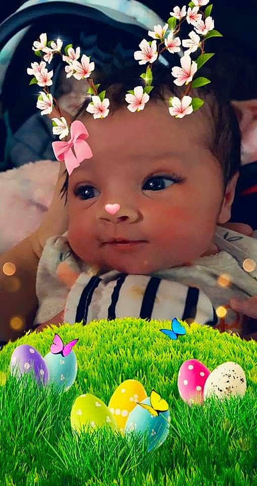 Abriella joined the competition — help win amazing prizes! baby, baby_toddler_clothing, child, eyelash, facial_expression, flower, fun, grass, green, happy, iris, light, nature, people_in_nature, person, photograph, plant, product, summer, toddler