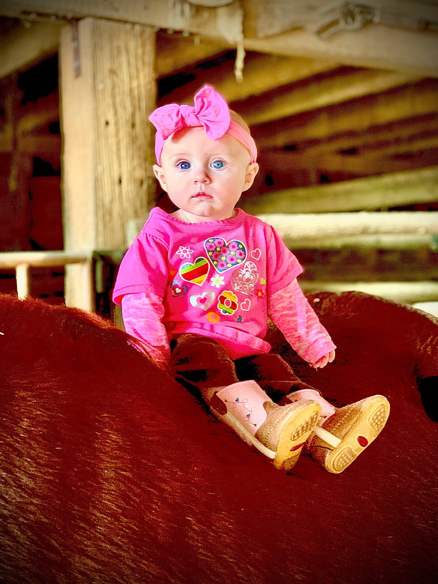 Kate joined the competition — help win amazing prizes! child, eye, fun, happy, magenta, person, pink, red, sitting, skin, smile, toddler