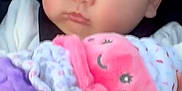 Aiyah joined the competition — help win amazing prizes! baby, britax, car_seat, child, childhood, clothing, comfort, cute, face, head, indoor, infant, octopus_toy, person, plush_toy, seat_belt, serious_expression, soft_toy, stuffed_animal, young_child