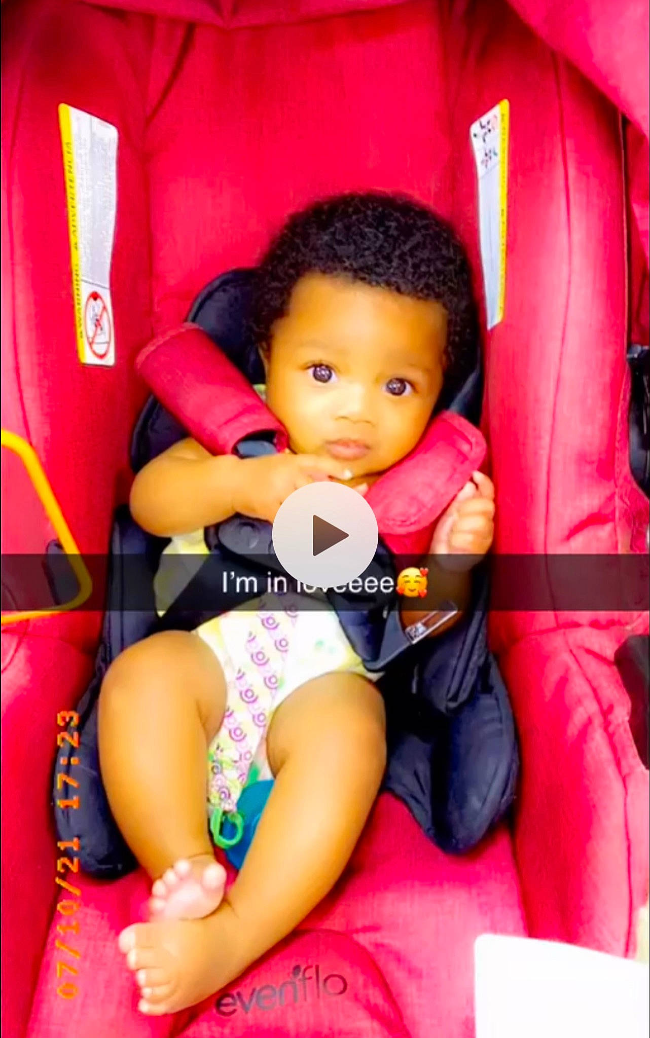 Talayah joined the competition — help win amazing prizes! arm, baby_toddler_clothing, car_seat, cheek, child, comfort, doll, eye, facial_expression, fashion, fun, happy, human_leg, magenta, person, pink, product, skin, textile, thigh