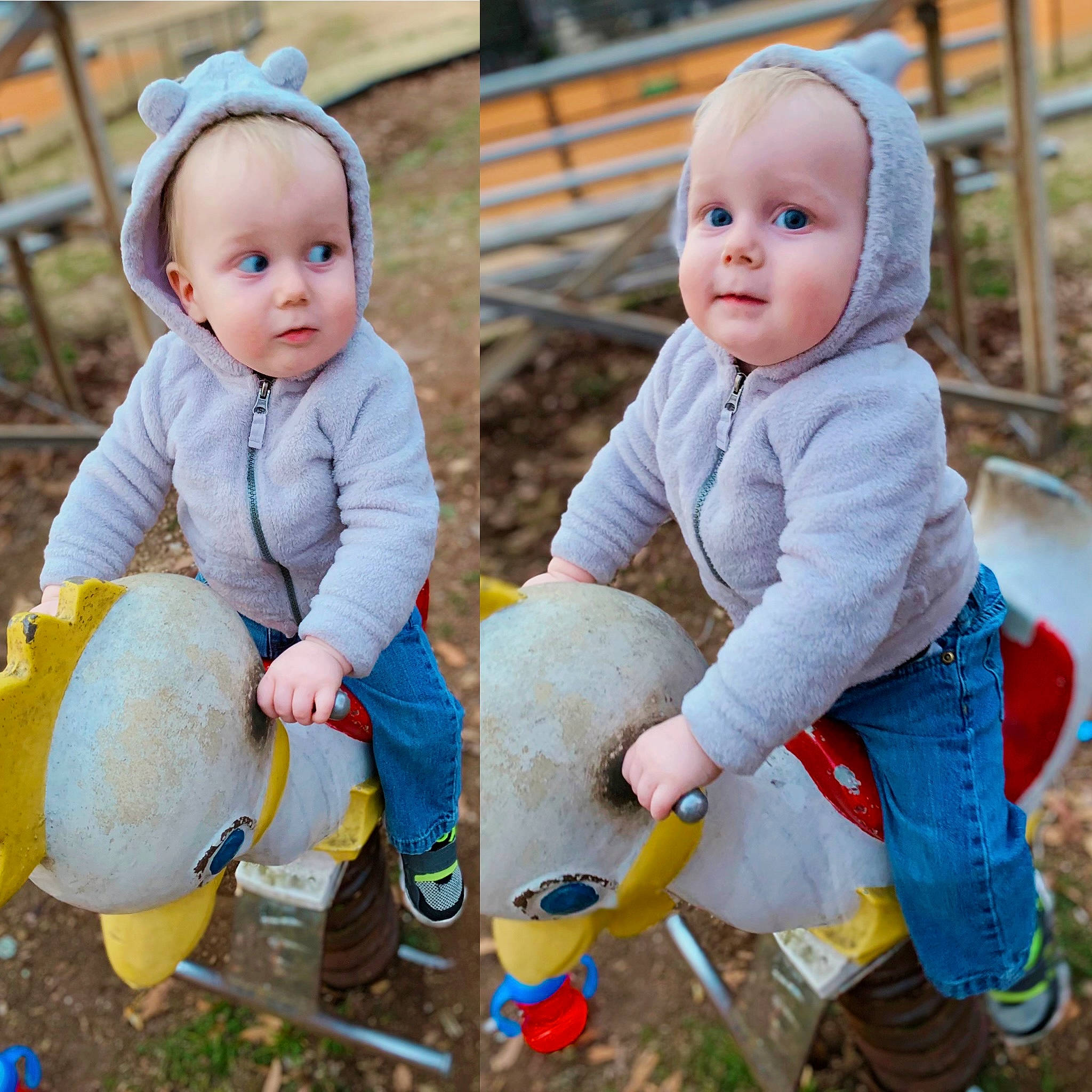 Brixton is registered to the contest to win money with this photo: baby, baby_toddler_clothing, cheek, child, clothing, comfort, face, facial_expression, fun, grass, happy, outerwear, people, people_in_nature, person, product, skin, sleeve, smile, toddler