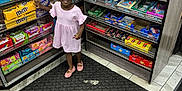 Melody joined the competition — help win amazing prizes! box, candy, child, clothing, face, female, food, footwear, girl, grocerystore, head, indoors, market, person, photography, shelf, shoe, shop, shorts, sweets