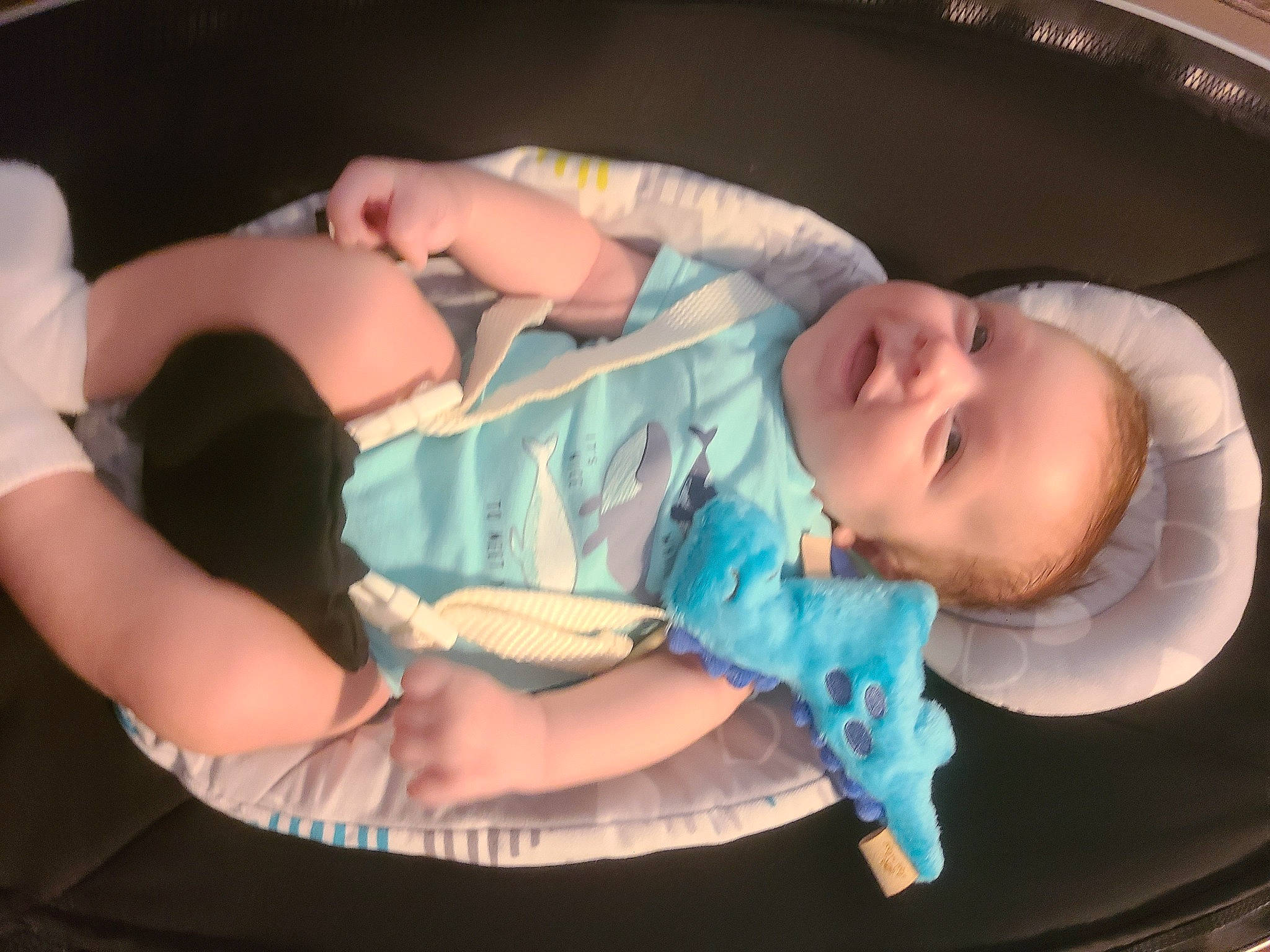 Paxton joined the competition — help win amazing prizes! arm, baby, baby_carriage, baby_products, baby_toddler_clothing, cheek, child, comfort, elbow, finger, fun, gesture, lap, mammal, mouth, person, product, sitting, skin, thigh