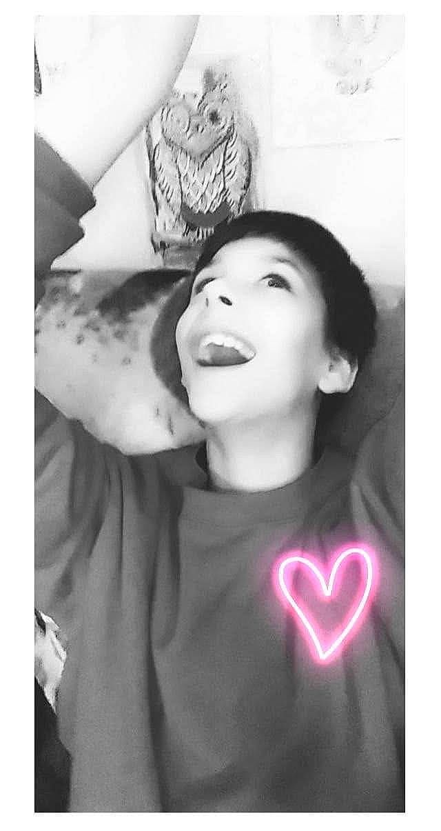 Aidan joined the competition — help win amazing prizes! beauty, black_and_white, comfort, eyelash, facial_expression, flash_photography, gesture, happy, human, human_body, jaw, lip, mouth, neck, organ, person, sleeve, smile, style, t_shirt