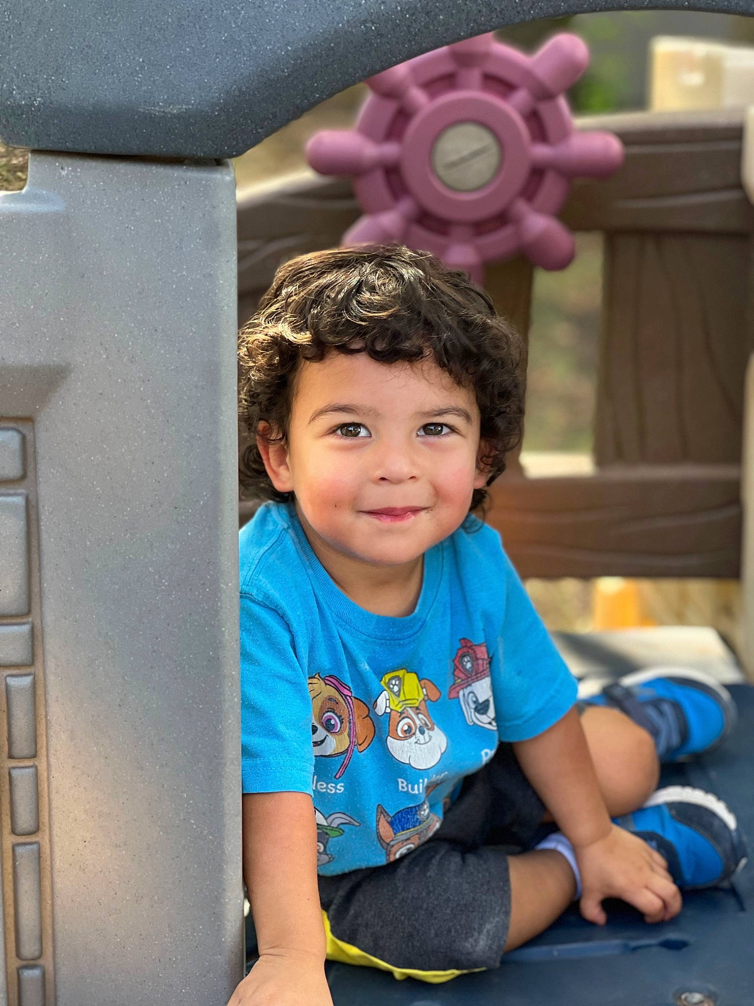 Ander joined the competition — help win amazing prizes! baby_toddler_clothing, child, electric_blue, facial_expression, fun, hairstyle, happy, joy, leisure, people, person, play, product, recreation, sitting, smile, snapshot, standing, t_shirt, toddler