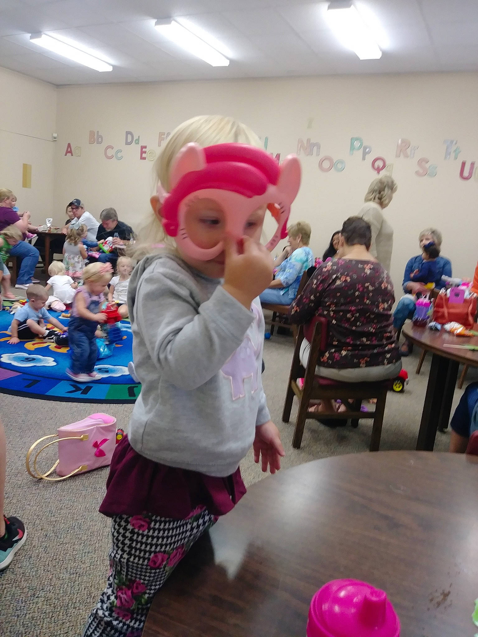 Kadence joined the competition — help win amazing prizes! child, costume, event, fun, headwear, kindergarten, party, party_supply, person, pink, play, room, toddler