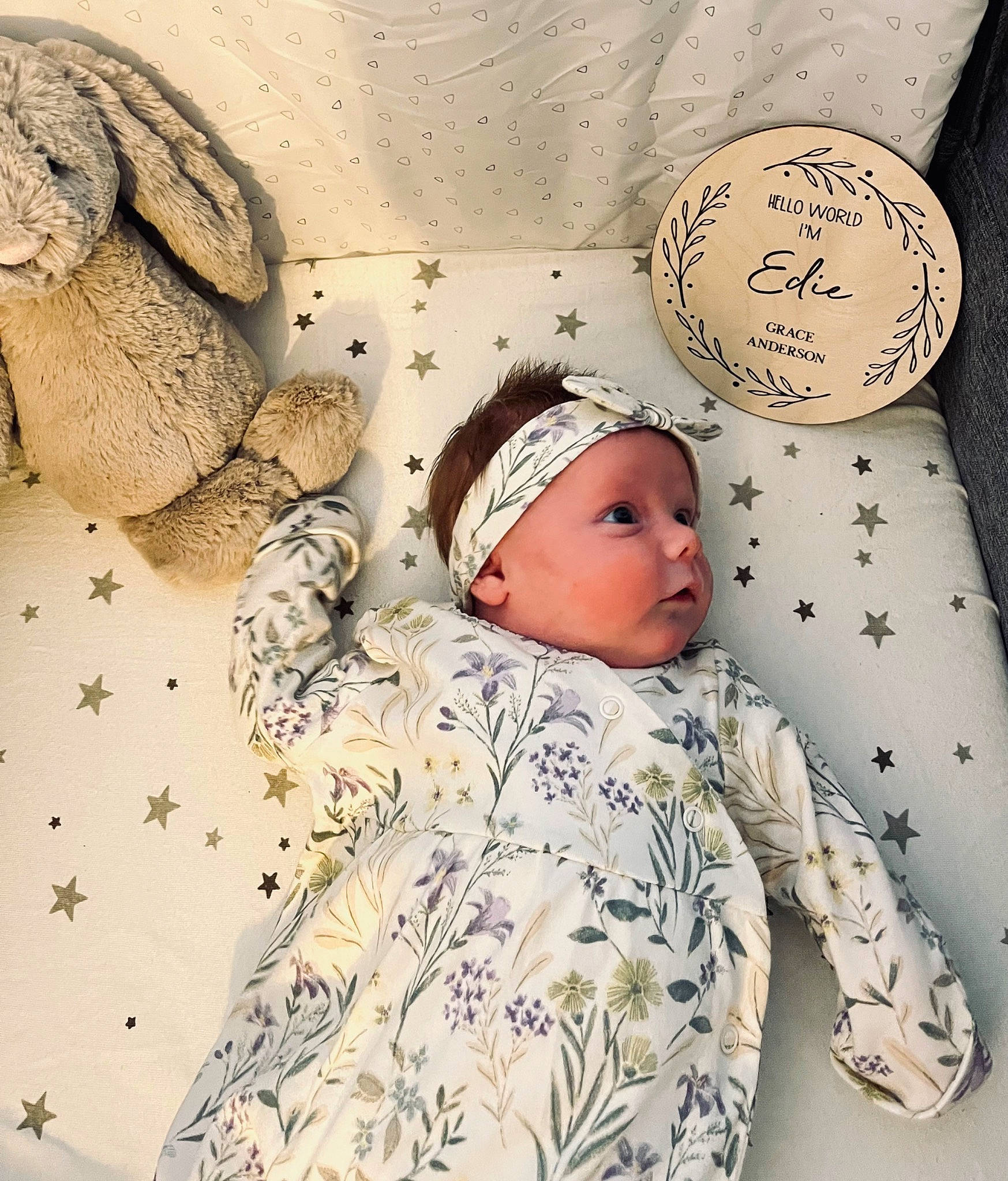 Edie joined the competition — help win amazing prizes! baby, baby_products, baby_sleeping, baby_toddler_clothing, beanie, bedding, cap, child, comfort, fashion_accessory, fur, headgear, headwear, knit_cap, linens, military_camouflage, pattern, person, room, sleeve