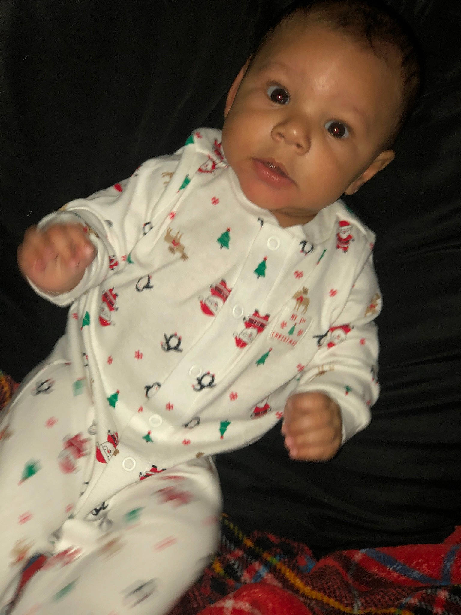 Huxlee Conner joined the competition — help win amazing prizes! baby, cheek, child, eye, face, head, lip, person, sitting, skin, smile, toddler