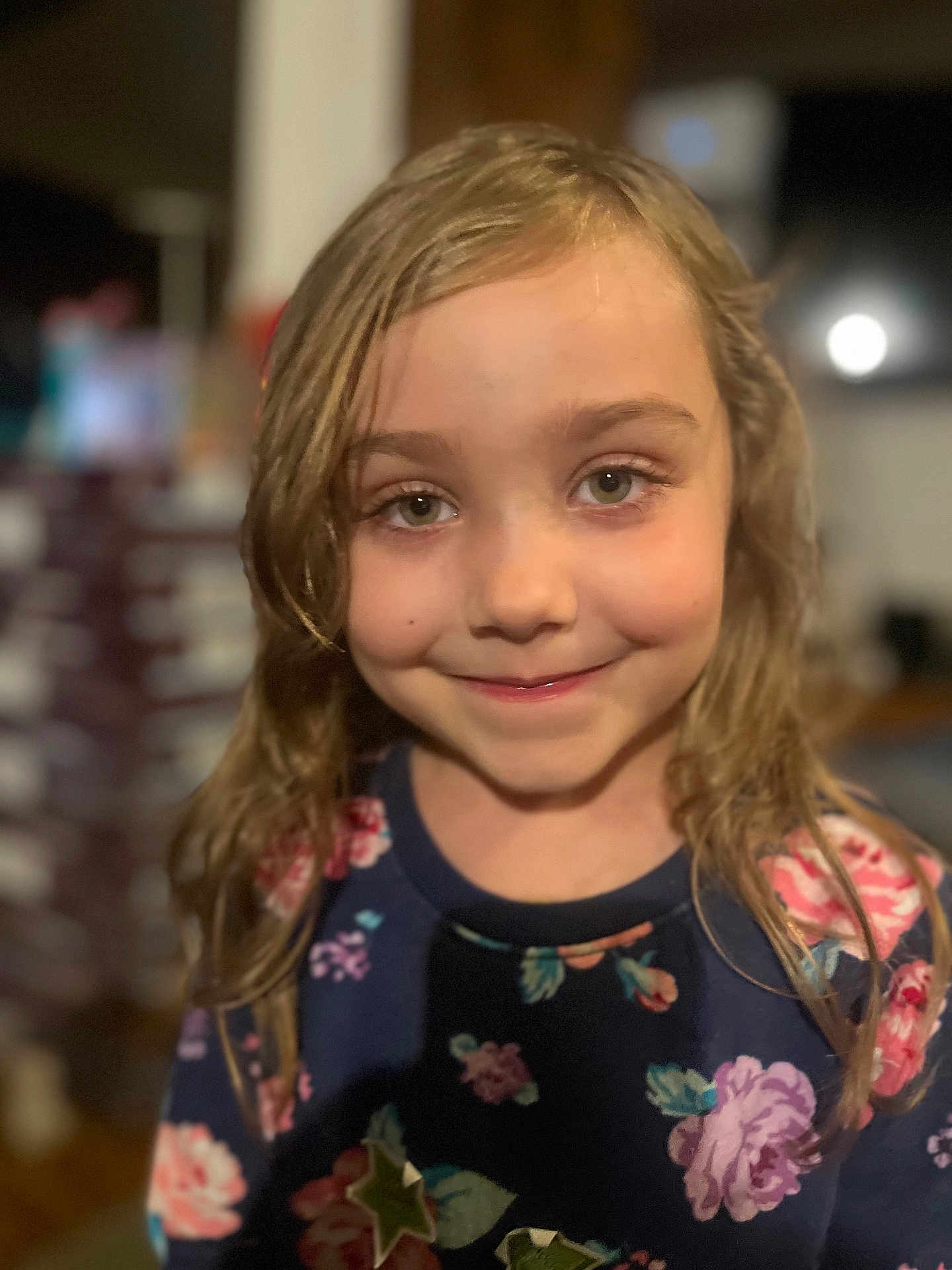 Hailey is registered to the contest to win money with this photo: blonde, blouse, bodypart, child, clothing, dress, face, female, girl, hair, happy, head, longsleeve, mouth, person, photography, portrait, sleeve, smile, teeth