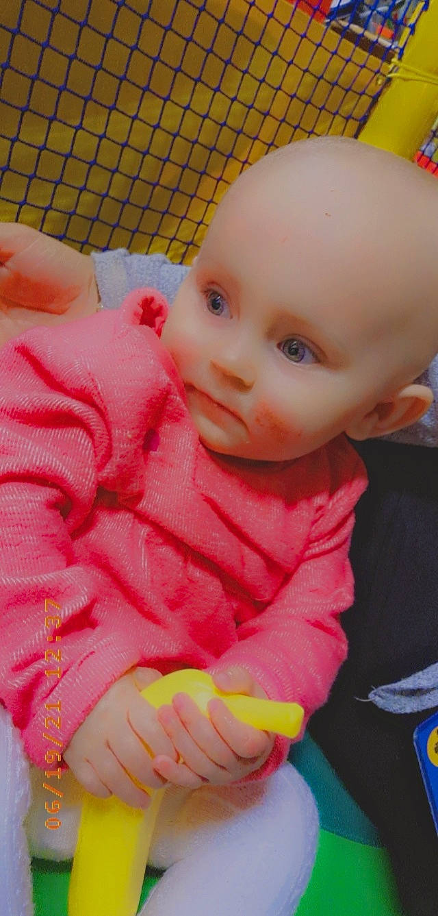 Lola-rose joined the competition — help win amazing prizes! baby, baby_toddler_clothing, cheek, chin, eye, eyelash, head, human_body, iris, lip, mouth, nose, person, pink, product, red, skin, sleeve, textile, toddler