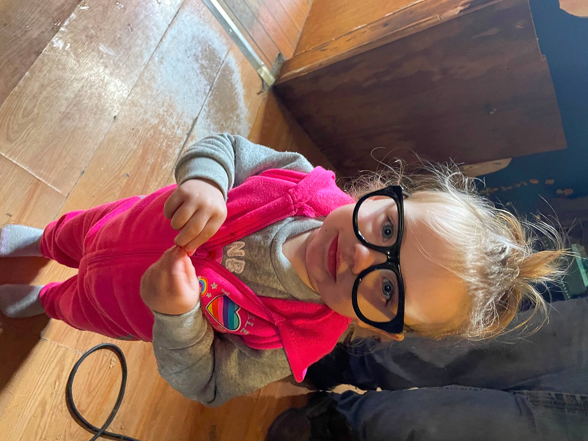 Amyah joined the competition — help win amazing prizes! child, comfort, cool, eyewear, flooring, fun, happy, hardwood, human_leg, leisure, magenta, person, sitting, smile, thigh, travel, vacation, wood, wood_flooring, wrist