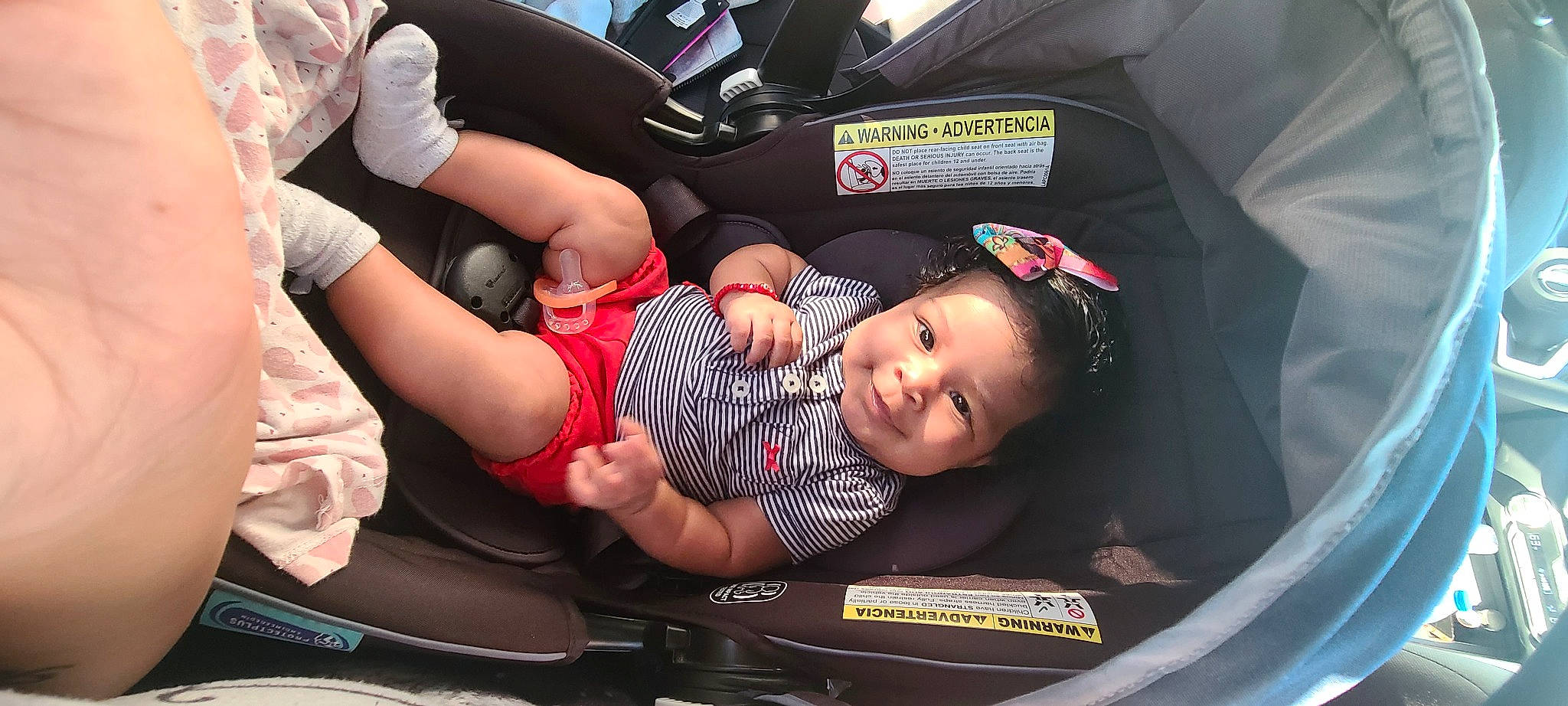 Kamila joined the competition — help win amazing prizes! auto_part, automotive_design, automotive_exterior, automotive_tire, automotive_wheel_system, baby, baby_carriage, baby_in_car_seat, baby_products, car, car_seat, child, comfort, joy, motor_vehicle, person, product, smile, toddler, trunk