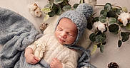 Mattéo participe au concours pour gagner de l'argent avec cette photo : baby, blue_blanket, closeup, cotton, cozy, cute, decor, hand, infant, knit_hat, newborn, peaceful, pinecone, portrait, resting, sleeping, soft_texture, teddy_bear, winter_theme, wrapped