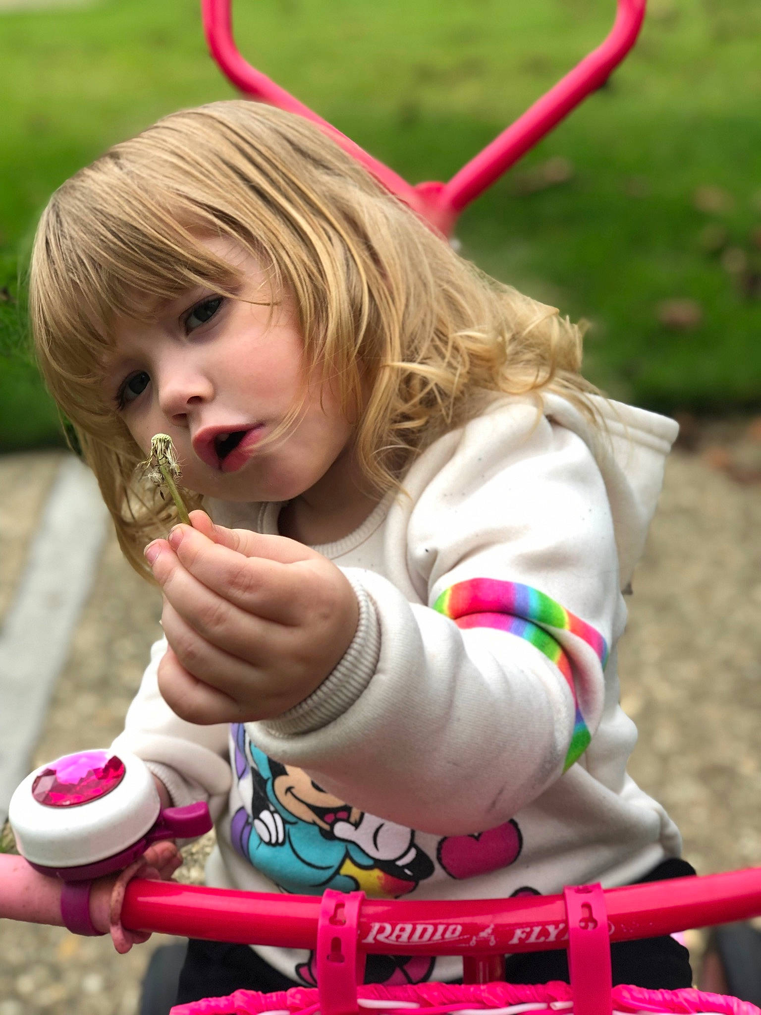 Vada is registered to the contest to win money with this photo: child, person, pink, play, playground, toddler