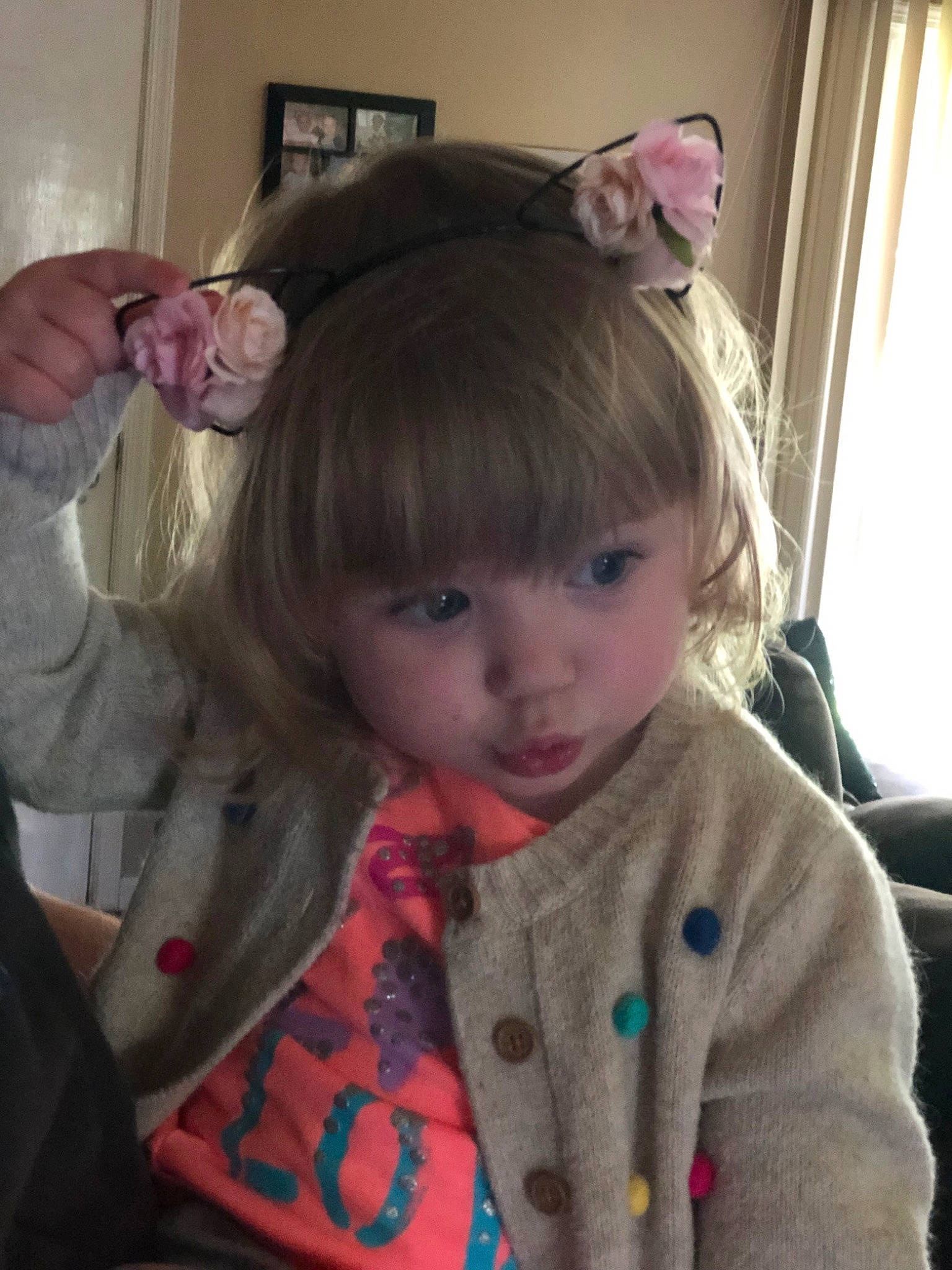 Vada joined the competition — help win amazing prizes! bangs, blond, brown_hair, cheek, child, daughter, ear, hair, hair_accessory, hair_coloring, hairstyle, hime_cut, long_hair, neck, person, toddler