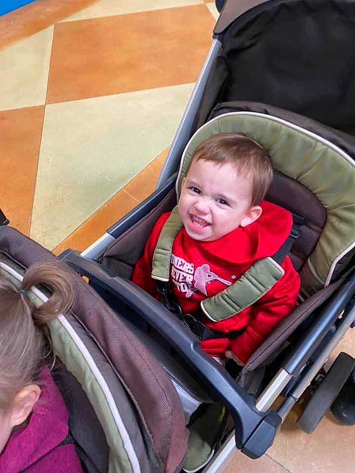 Jax joined the competition — help win amazing prizes! auto_part, automotive_design, automotive_exterior, baby, baby_carriage, baby_products, child, comfort, fun, lap, leisure, mammal, motor_vehicle, person, plant, product, smile, toddler, travel, vehicle