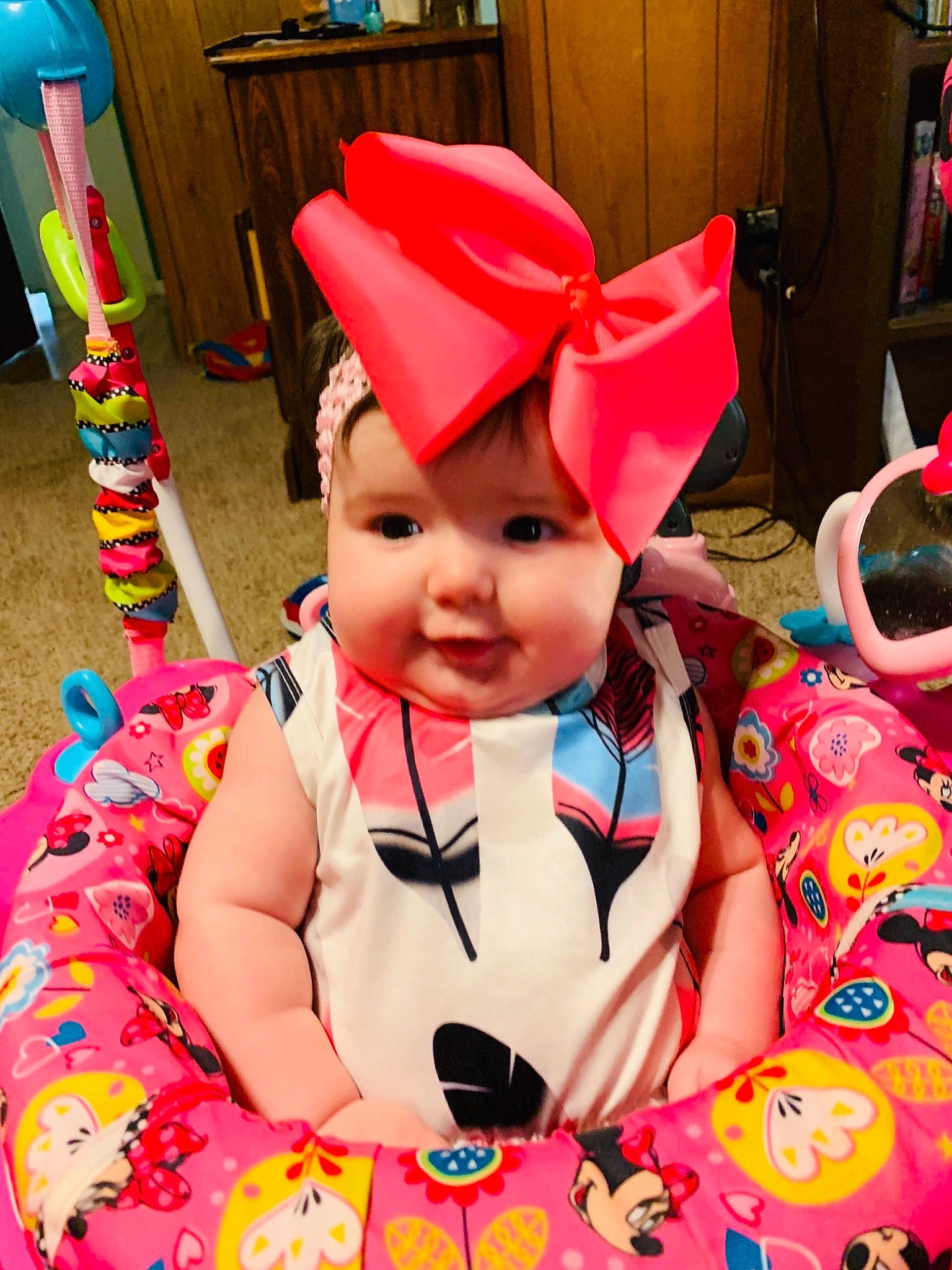 Remington joined the competition — help win amazing prizes! baby, baby_products, baby_toddler_clothing, baby_toys, child, costume_hat, hat, headgear, party_hat, party_supply, person, pink, play, product, toddler