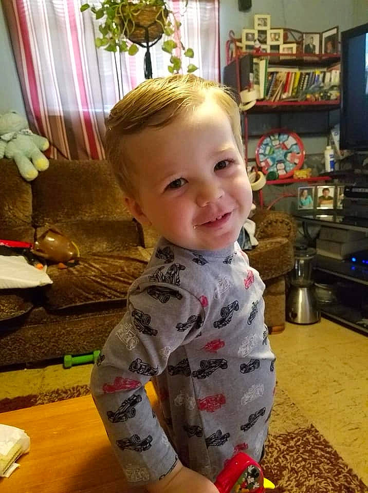 Kade is registered to the contest to win money with this photo: baby, cheek, child, person, play, smile, toddler