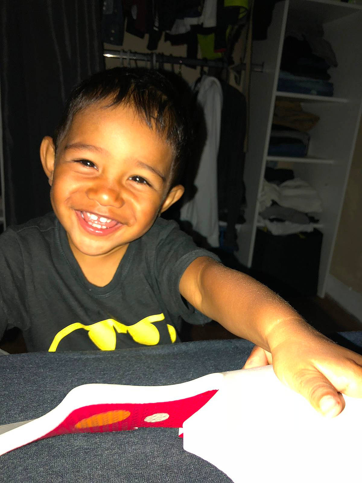 Ilyann a rejoint le concours — aidez-le/la à gagner de superbes lots ! cheek, child, fun, joy, person, play, smile, toddler, tooth