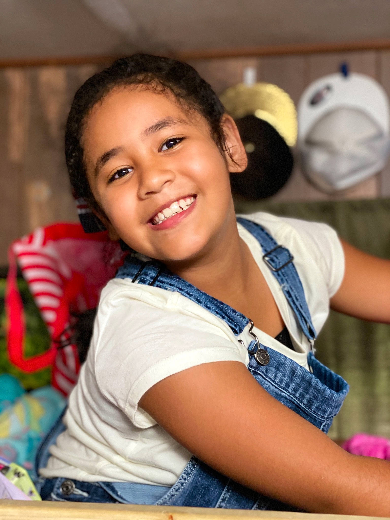 Amanda joined the competition — help win amazing prizes! child, child_model, facial_expression, fun, happy, joy, person, sitting, smile, toddler