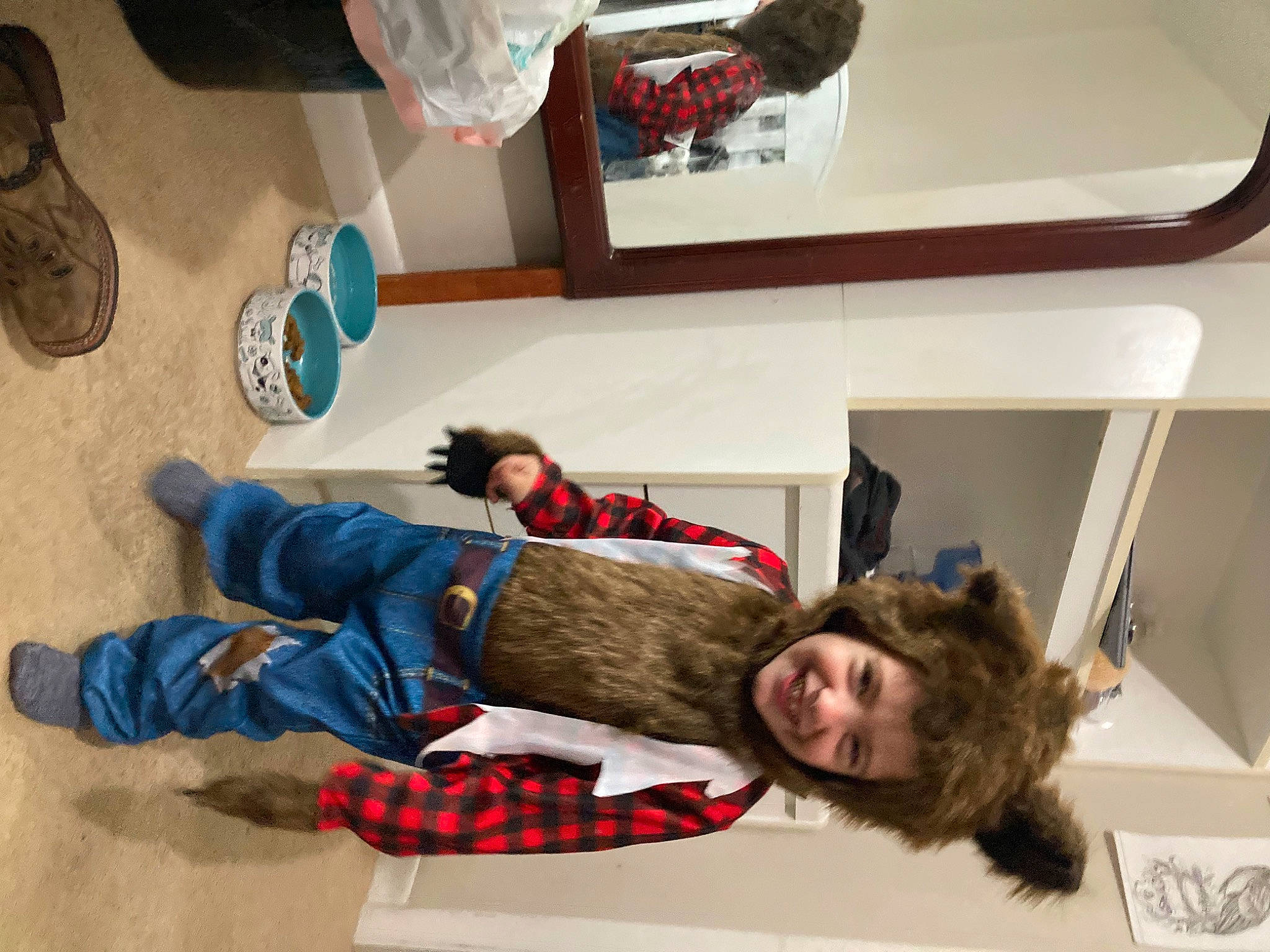 Nathan joined the competition — help win amazing prizes! comfort, flooring, foot, fun, fur, hardwood, human_leg, joy, knee, person, picture_frame, room, shoe, sitting, smile, sock, thigh, wood