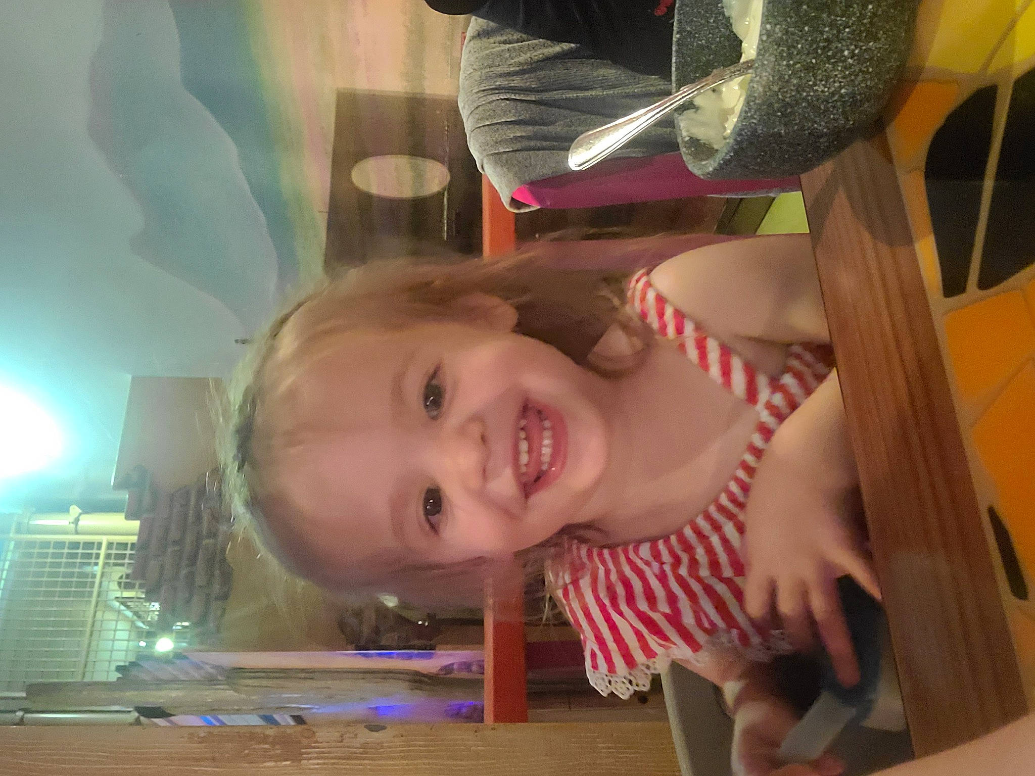 Freyja joined the competition — help win amazing prizes! baby, chest, child, eyebrow, eyelash, fun, happy, hat, joy, leisure, lip, long_hair, mouth, nose, person, room, skin, smile, table, toddler