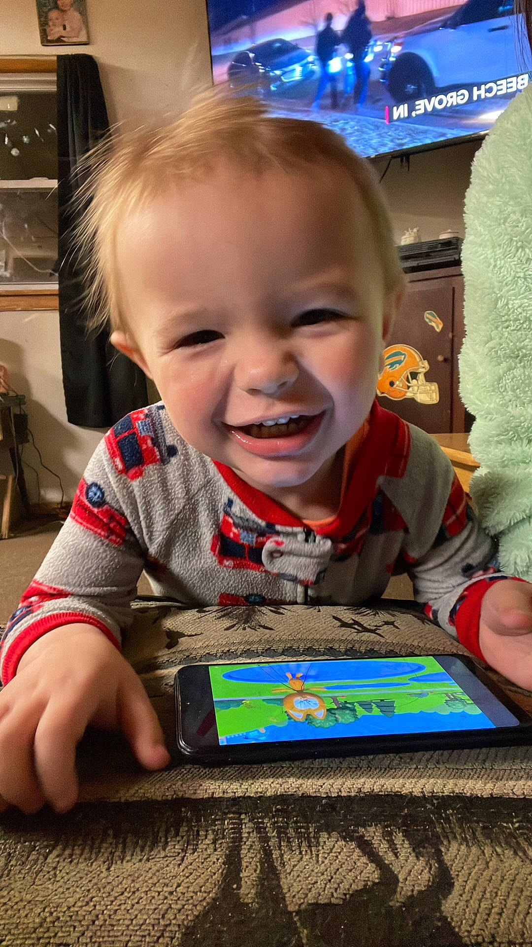 Jaycob joined the competition — help win amazing prizes! baby, baby_toddler_clothing, cheek, child, cooktop, flooring, fun, gas_stove, happy, home_appliance, joy, kitchen_appliance, kitchen_stove, nose, person, play, product, sitting, skin, smile