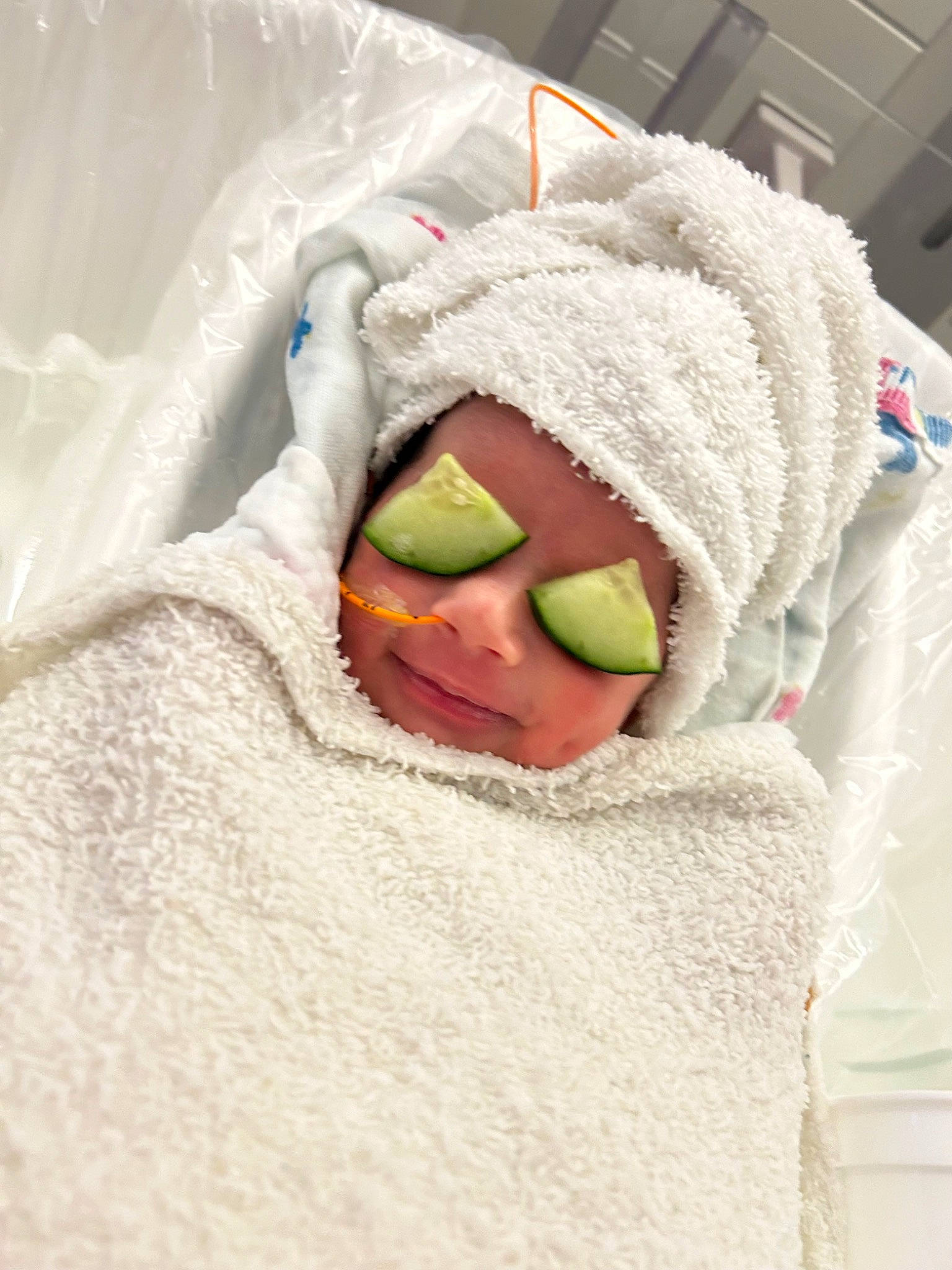 Iris joined the competition — help win amazing prizes! baby, baby_products, baby_sleeping, beanie, bed_sheet, bedding, blanket, cap, child, comfort, fur, headgear, headwear, knit_cap, linens, person, plush, room, sleeve, stuffed_toy
