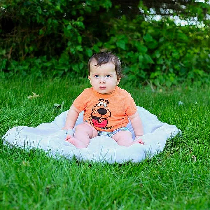 Romeo joined the competition — help win amazing prizes! baby, child, fun, grass, grass_family, grassland, happy, lawn, leaf, leisure, people_in_nature, person, photograph, photography, plant, play, portrait_photography, recreation, sitting, summer