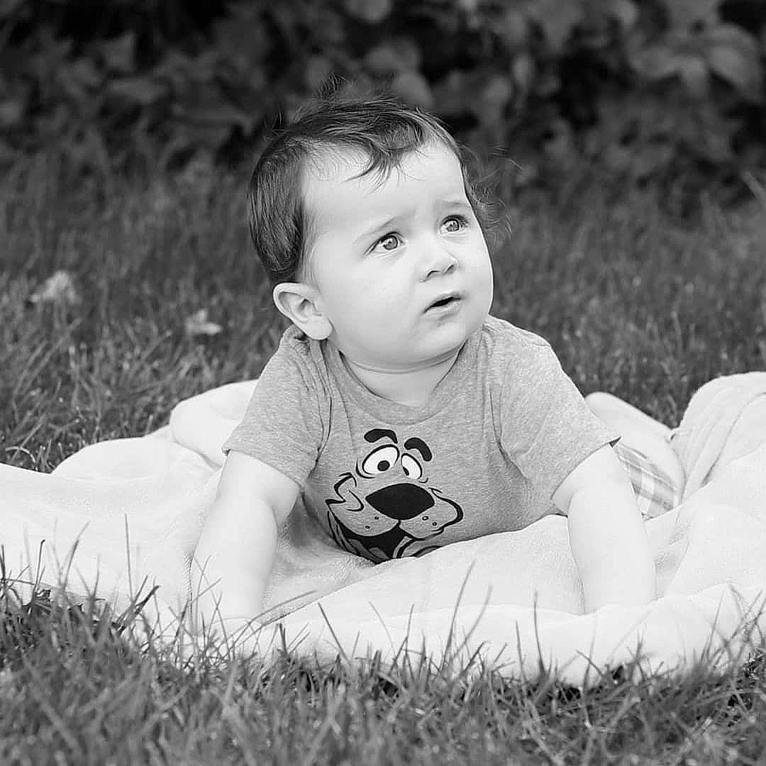 Romeo joined the competition — help win amazing prizes! baby, black_and_white, child, eye, face, grass, happy, monochrome, monochrome_photography, people, people_in_nature, person, photo_shoot, photograph, photography, portrait, portrait_photography, sitting, stock_photography, toddler
