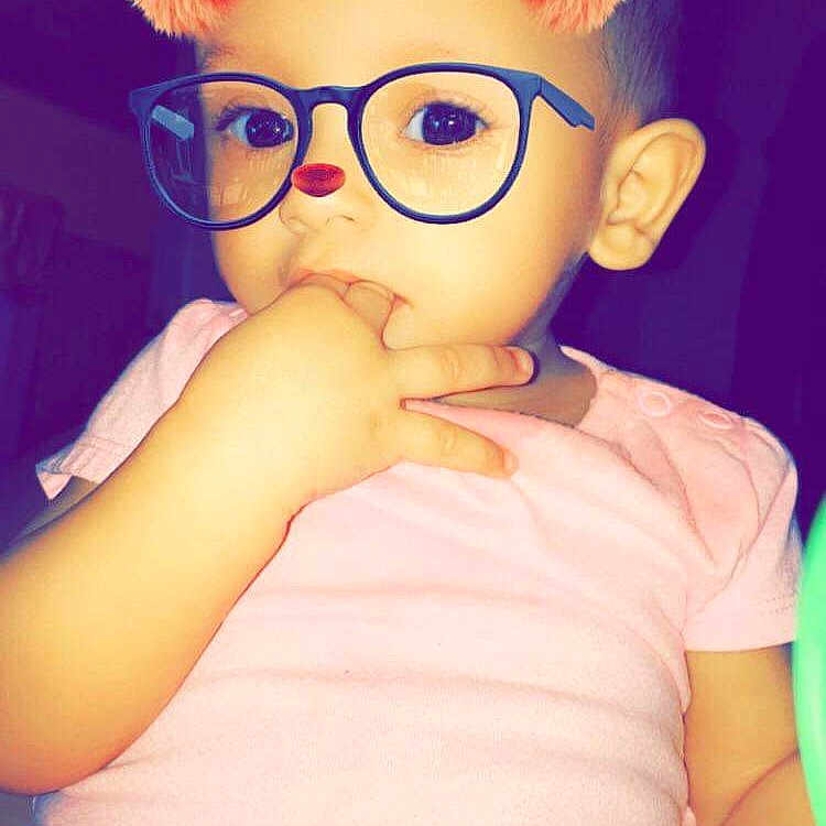 Noelani is registered to the contest to win money with this photo: cheek, child, cool, ear, eyewear, forehead, glasses, magenta, nose, photography, pink, purple, red_hair, vision_care