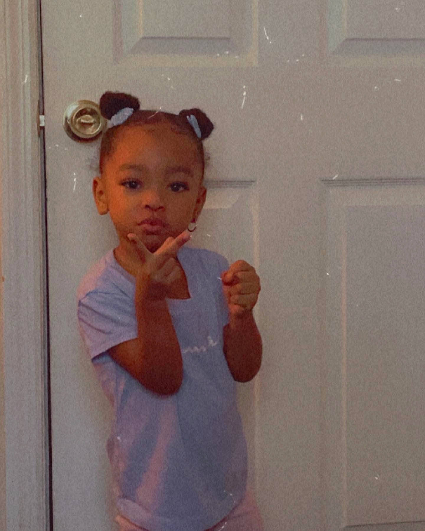 Saige Moriah joined the competition — help win amazing prizes! baby_toddler_clothing, cheek, child, chin, door, elbow, eyebrow, eyelash, gesture, happy, neck, nose, person, plaster, room, shoulder, sleeve, thumb, toddler, window