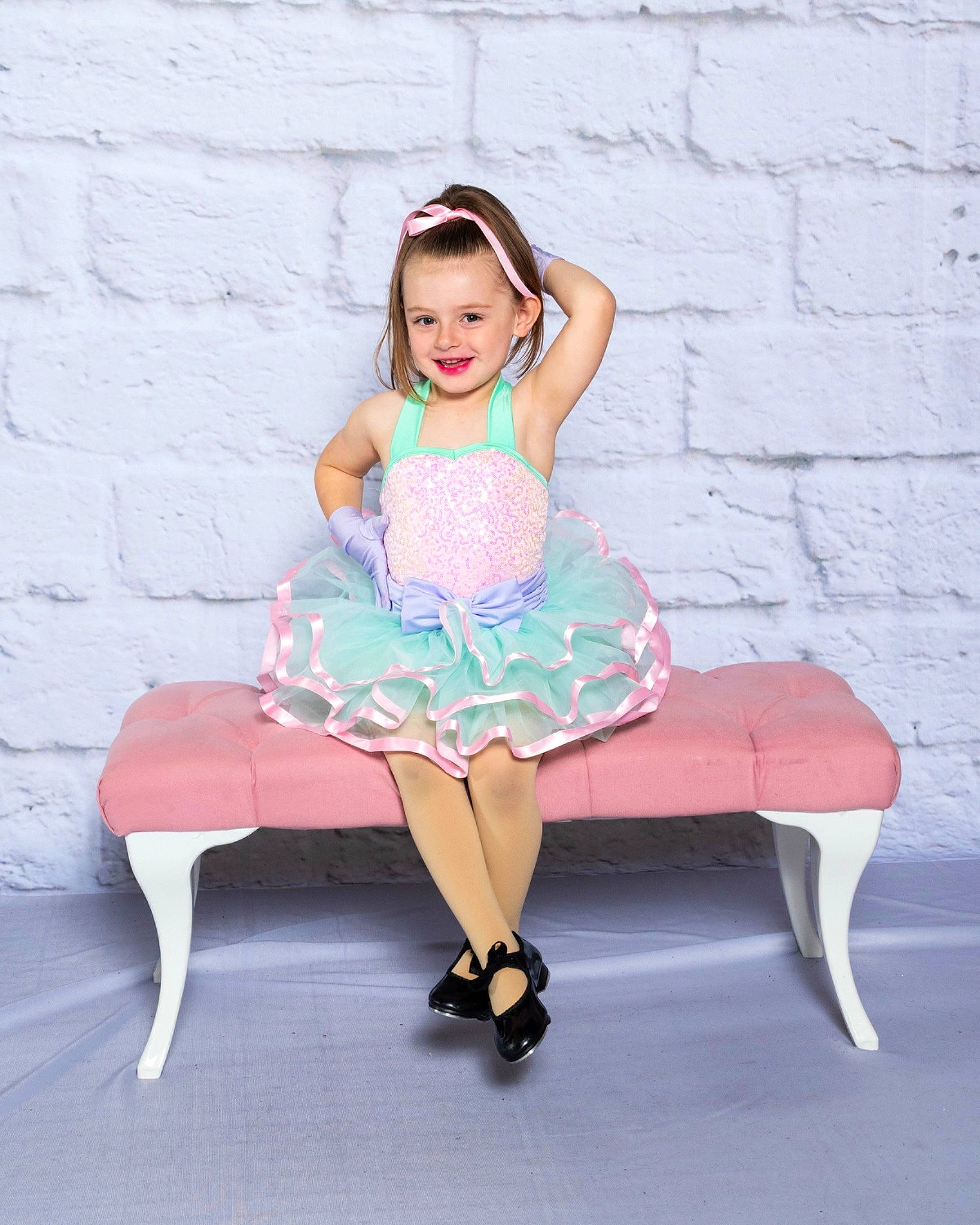 Rylie joined the competition — help win amazing prizes! azure, baby_toddler_clothing, day_dress, dress, electric_blue, fashion_design, happy, human_leg, joint, joy, knee, leisure, magenta, neck, pattern, person, pink, shoe, shoulder, sleeve