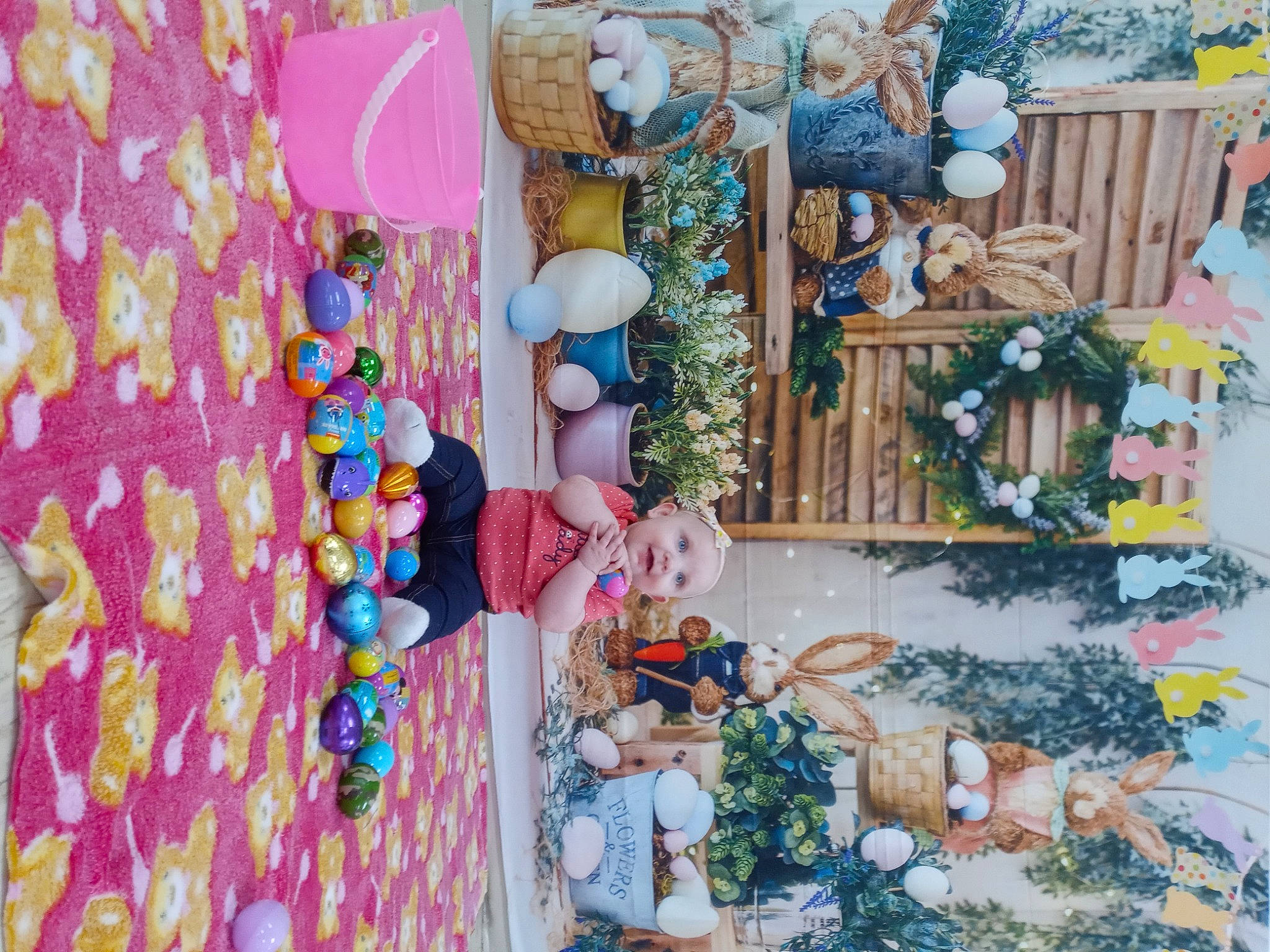 Haley joined the competition — help win amazing prizes! art, circle, collection, event, headwear, linens, magenta, party_supply, pattern, peach, person, pink, plastic, room, spring, sweetness, textile, toy, tree, visual_arts