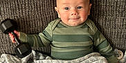 Cameron joined the competition — help win amazing prizes! baby, bed, blanket, clothing, couch, cushion, electricaldevice, face, furniture, happy, head, homedecor, microphone, pants, person, photography, portrait, quilt, smile, toy