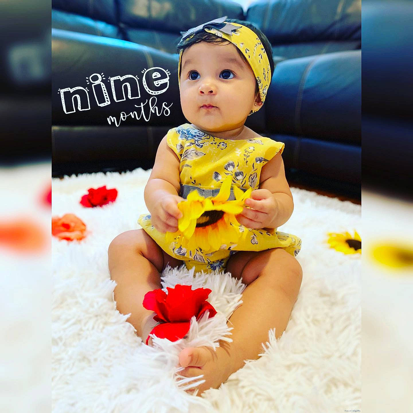 Bria joined the competition — help win amazing prizes! baby, baby_bloomers, baby_products, baby_toddler_clothing, cap, child, child_model, clothing, dress, fashion_accessory, fun, hair_accessory, headband, headgear, headwear, person, photography, play, product, smile