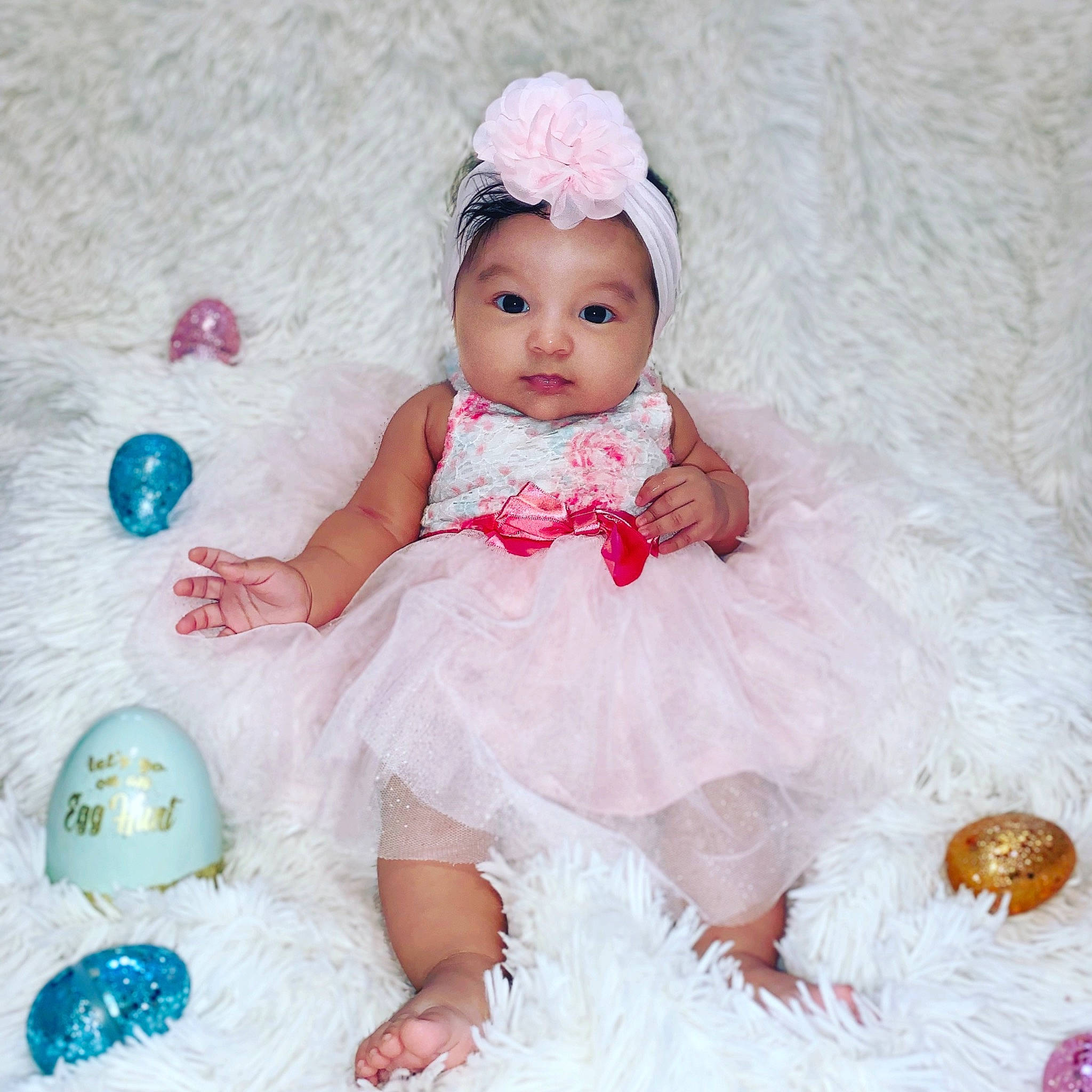 Bria is registered to the contest to win money with this photo: baby, baby_products, baby_toddler_clothing, bridal_party_dress, child, clothing, doll, dress, fashion_accessory, gown, hair_accessory, headgear, headpiece, person, pink, product, skin, textile, toddler, toy
